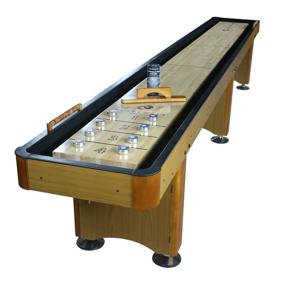Playcraft Woodbridge Honey Oak 14' Shuffleboard Table
