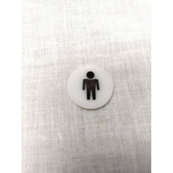 Player 1 disc for use in LED Lit Buttons. Change any lit button to a player 1 button by changing this disc.
