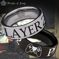 thumbnail image 1 of Player 2 Gamer Couple Tungsten Carbide Ring, 1 of 9