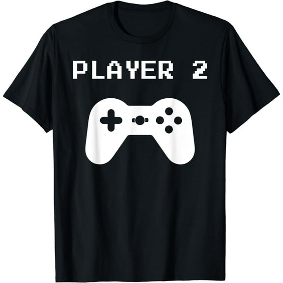 Player 2 - Matching Player 1 Player 2 Shirt for Video Gamers T-Shirt