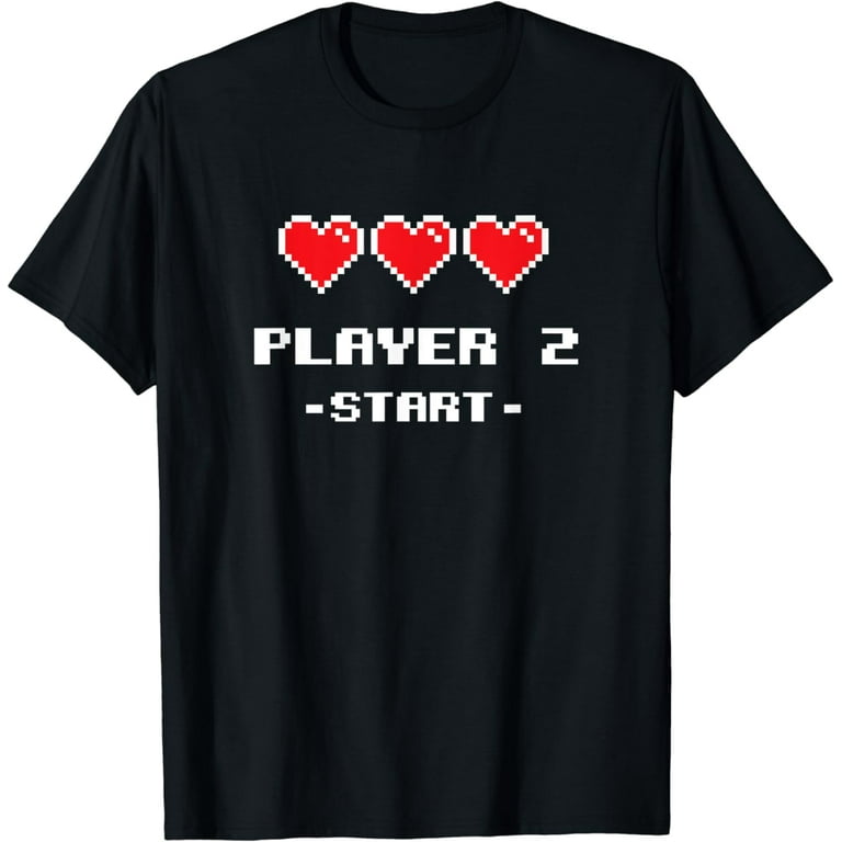 Player 1 Player 2 Matching Shirt For Gamer Couple Player 1 Player 2 Matching Shirt For Gamer Couple