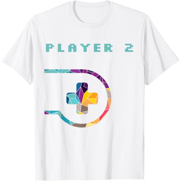 Player 2 Player 1 Shirts Matching Couple Gamer Gaming Gift T-Shirt mens t shirt,white,women,funny,misfits,men,journey