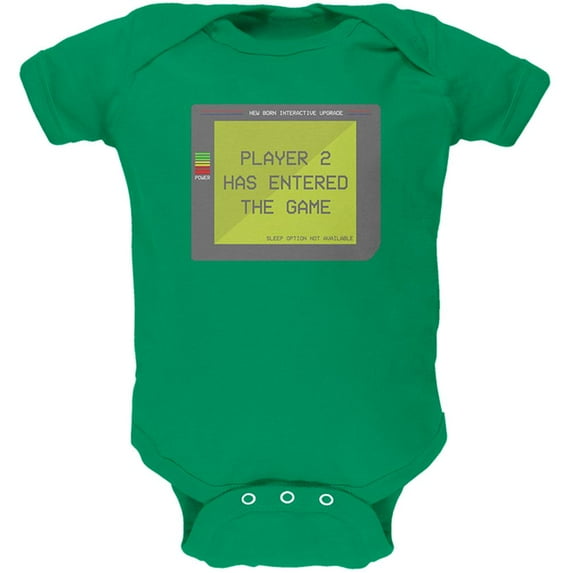 Player 2 Two Costume New Born Gamer Funny Soft Baby One Piece