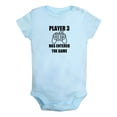 thumbnail image 1 of Player 3 Has Entered The Game Funny Rompers For Babies, Newborn Baby Unisex Bodysuits, Infant Jumpsuits, Toddler 0-24 Months Kids One-Piece Oufits (Blue, 12-18 Months), 1 of 4