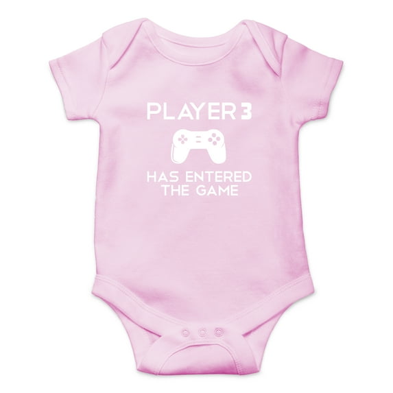 Player 3 Has Entered The Game - I'm a Gamer Like My Daddy - Cute One-Piece Infant Baby Bodysuit