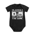 thumbnail image 1 of Player 3 Has Joined The Game Baby Bodysuit – Funny Gamer Baby One Piece Outfit for Boys Or Girls Black-style 0-3M, 1 of 5