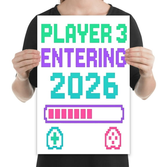 Retro Synthwave Gamer Art - Gaming Room Decor - 13x19 Poster Print - Vintage Style