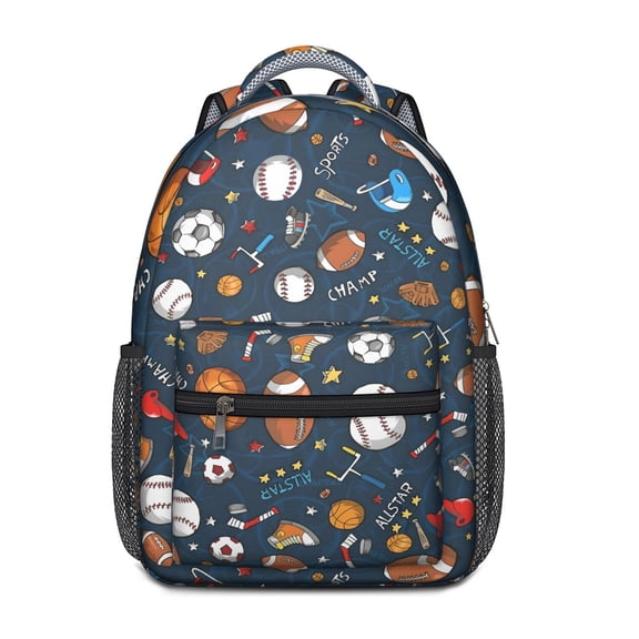 Player Approved Waterproof Backpack - Ergonomic Design for Baseball, Basketball, Soccer - Stylish & Durable Bookbag for Teens