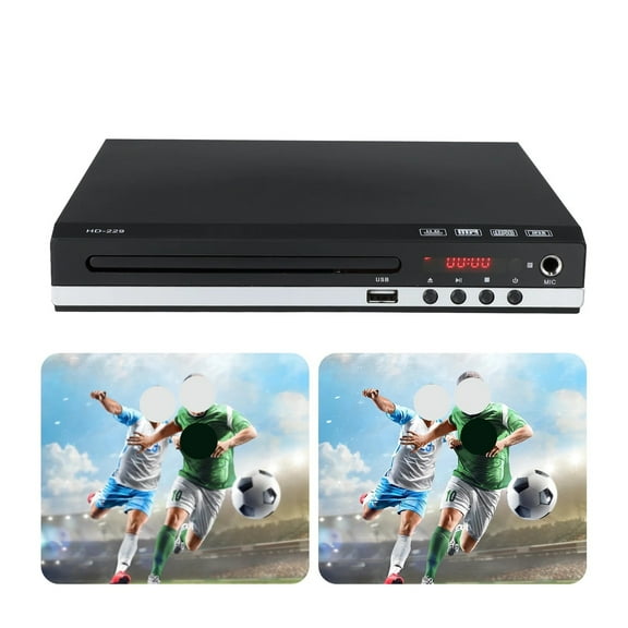 Player Compact Portable Multi Region Mini Player for Music Study Machine Home Video Device