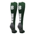 thumbnail image 1 of Player Id Number Socks Over the Calf Dark Green White (#88, Large), 1 of 2