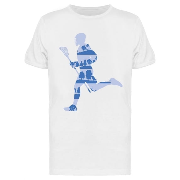 Player Made Of Forest Trees T-Shirt Men -Image by Shutterstock, Male x-Large