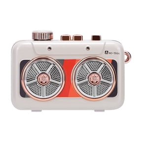 Player Mini Metal Stereo Bluetooth Speaker Portable Retro Art Birthday Present Creative Christmas Gift ,Clear Distortion-Free
