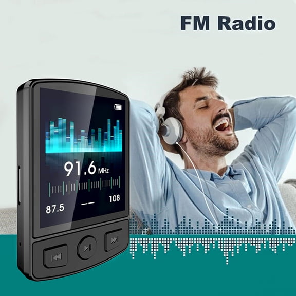 Player,Mp3 With Portable Sound Radio E-book Portable Sound Student With Radio Player With Player Portable Screen With Portable With Bt5.0 Screen Student Player Portable