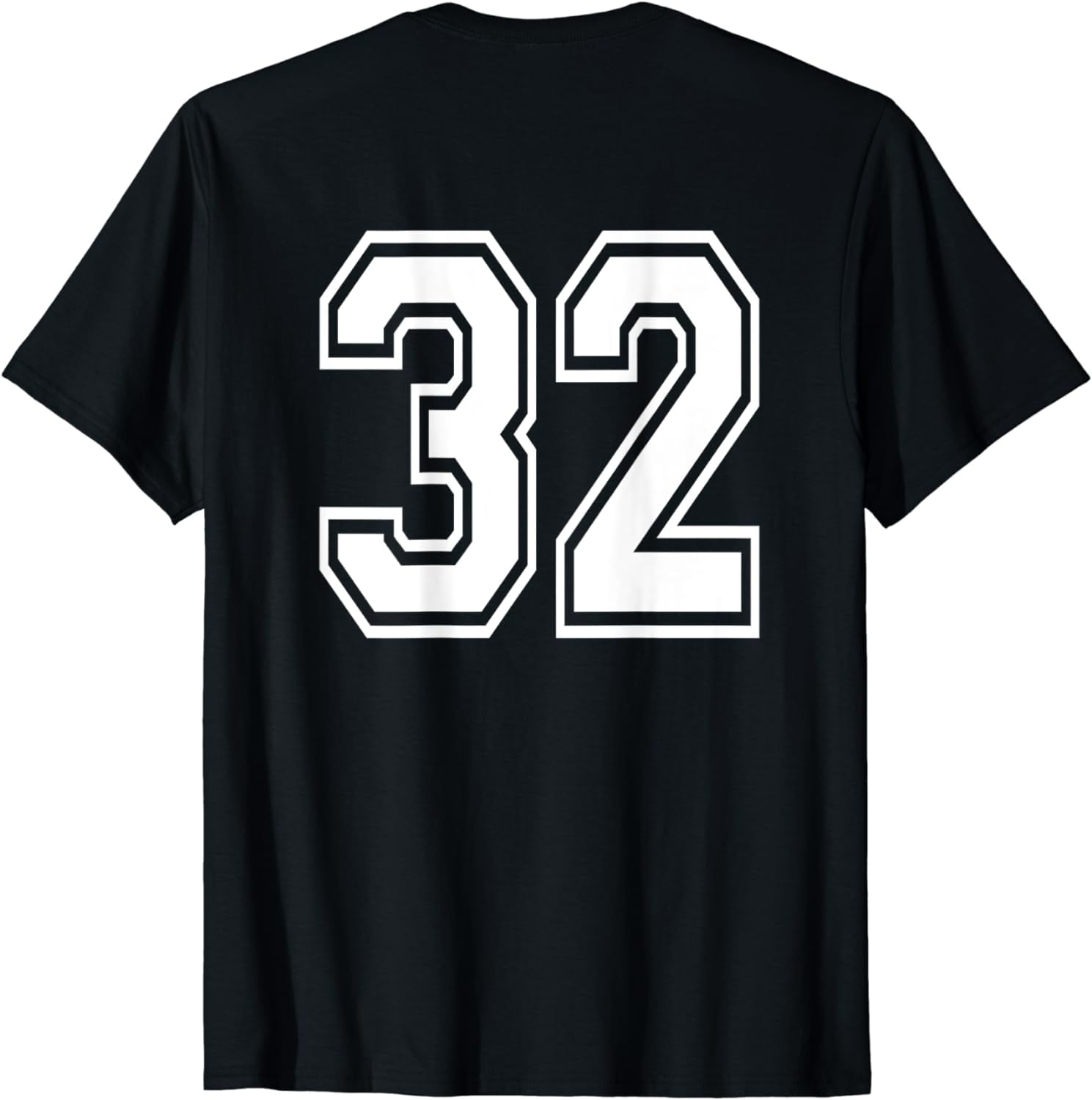 Player Number Black T-shirt - Walmart.com