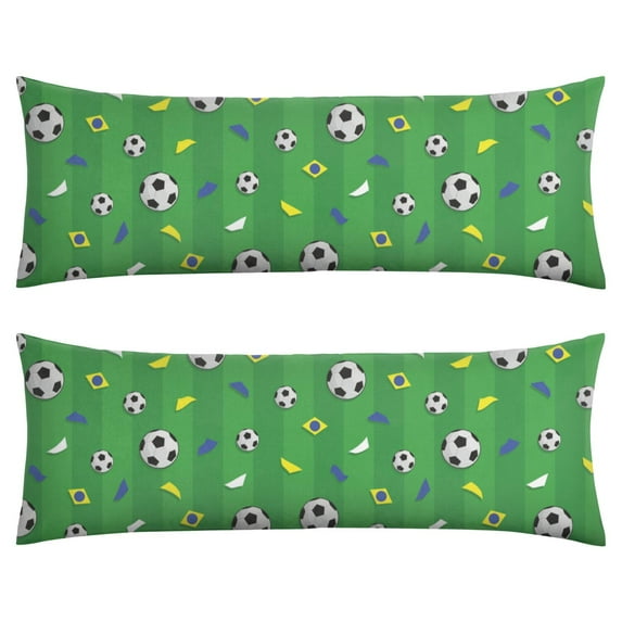 Player Number Throw Pillow Case Customizable Jersey Print, Perfect for Soccer/Basketball Fans