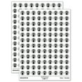 thumbnail image 1 of Player One Person Indicator Gaming Icon 200+ Round Stickers - White - Matte Finish - 0.50" Size, 1 of 3