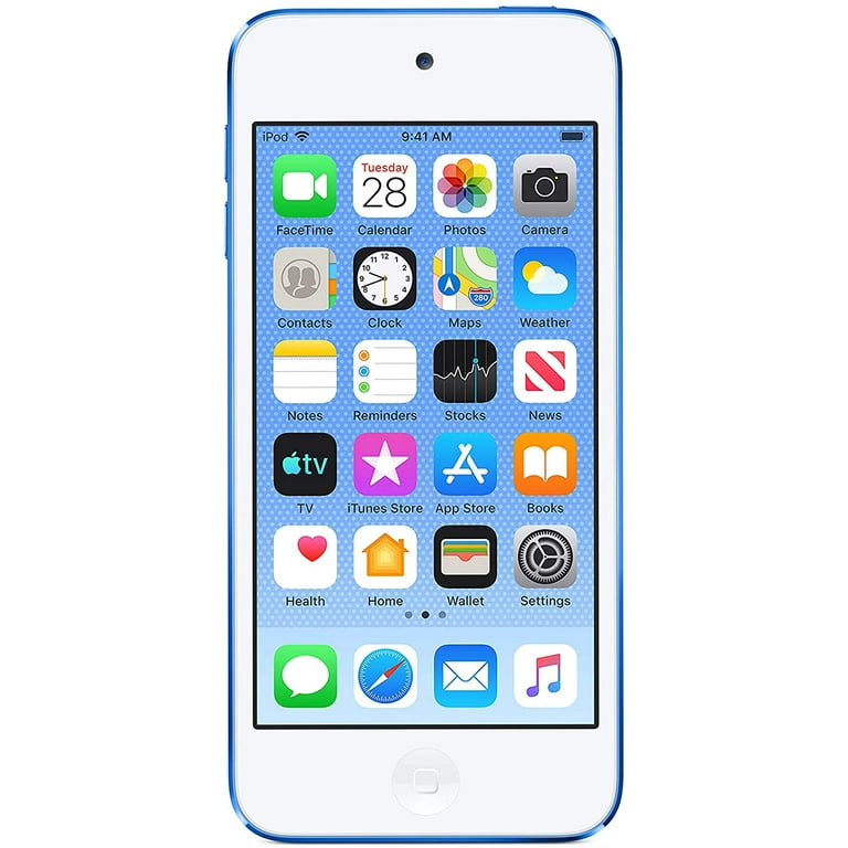 iPod Touch 128GB Blue 7th Generation Music Player with A10