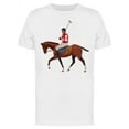 thumbnail image 1 of Player Riding A Horse T-Shirt Men -Image by Shutterstock, Male 3X-Large, 1 of 2