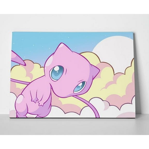 Player Season Mew Pokemon 24 x 36 Framed Poster