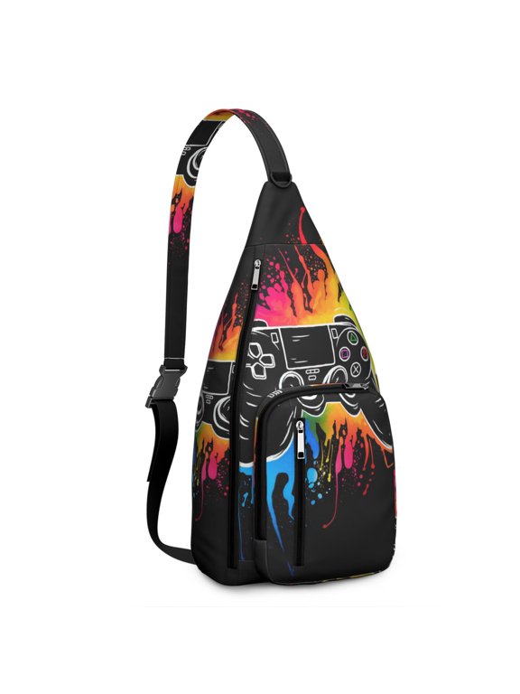 Player's Choice Shoulder Sling - Water-Resistant Anti-Scratch Crossbody Backpack for College & Urban Lifestyle