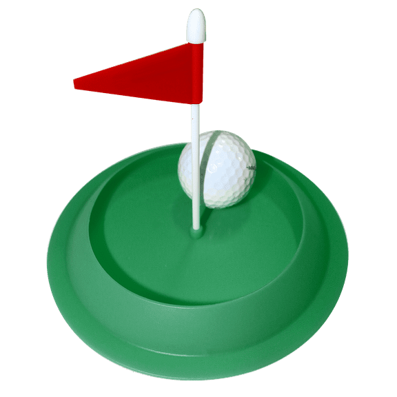 Player's Select Silicone Putting Cup with Flag (Green)