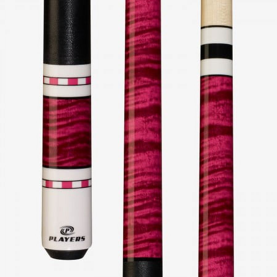 Players C942 Pink Billiards Pool Cue Stick w/ Irish Linen Wrap 18 19