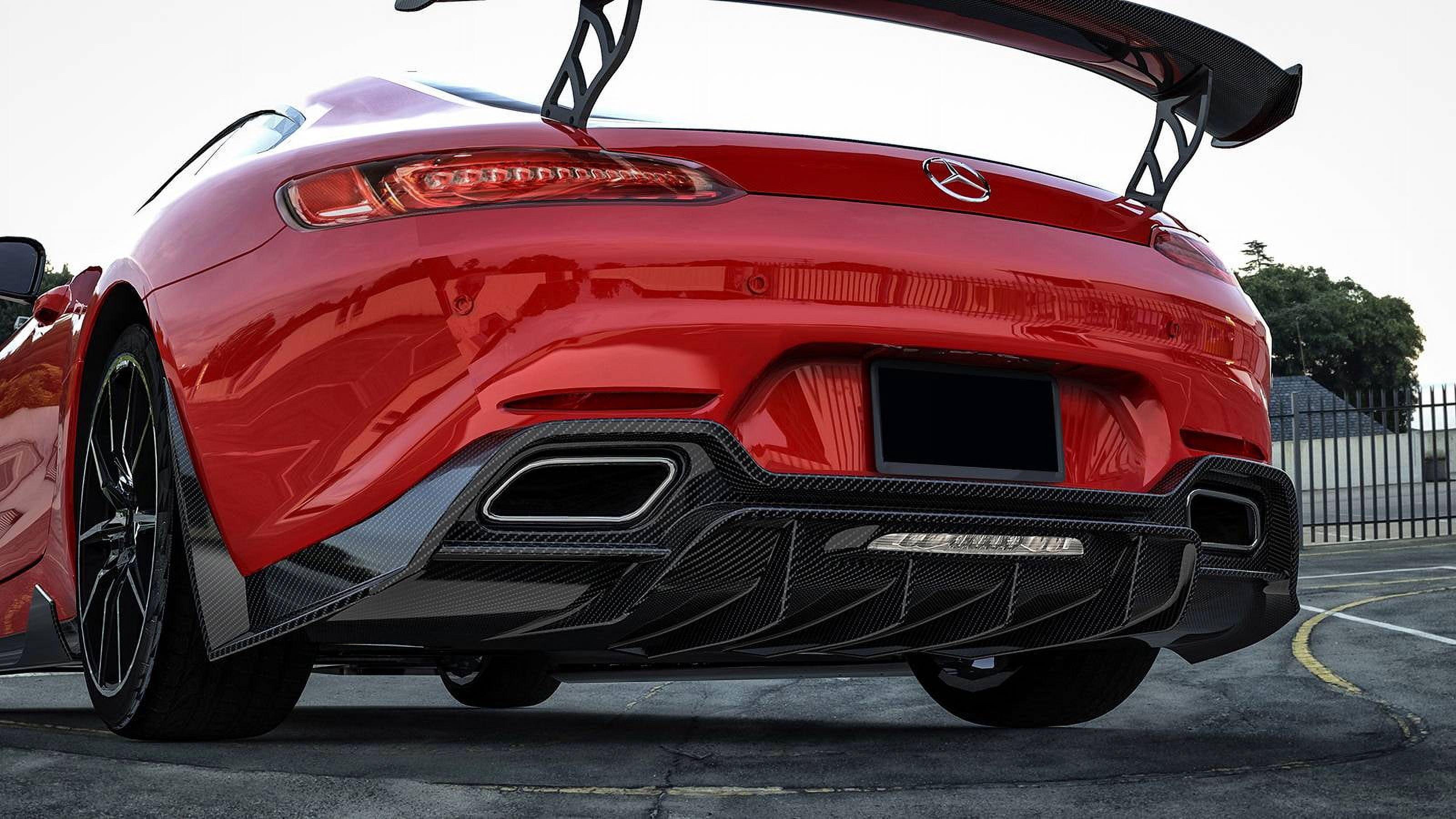 Players Club AMG GT Carbon Fiber Rear Diffuser Race Edition - Walmart.com