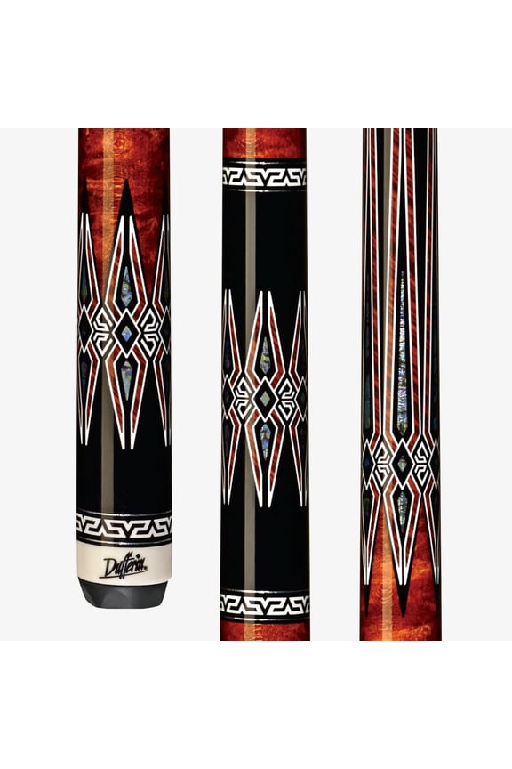 Players Dufferin D542 Pool Cue - Coffee Stain - Silver & Mother of Pearl