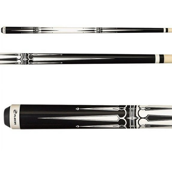 Players G-2285 Pool Cue Stick - Midnight Black & Titanium - 18 19 20 21 oz