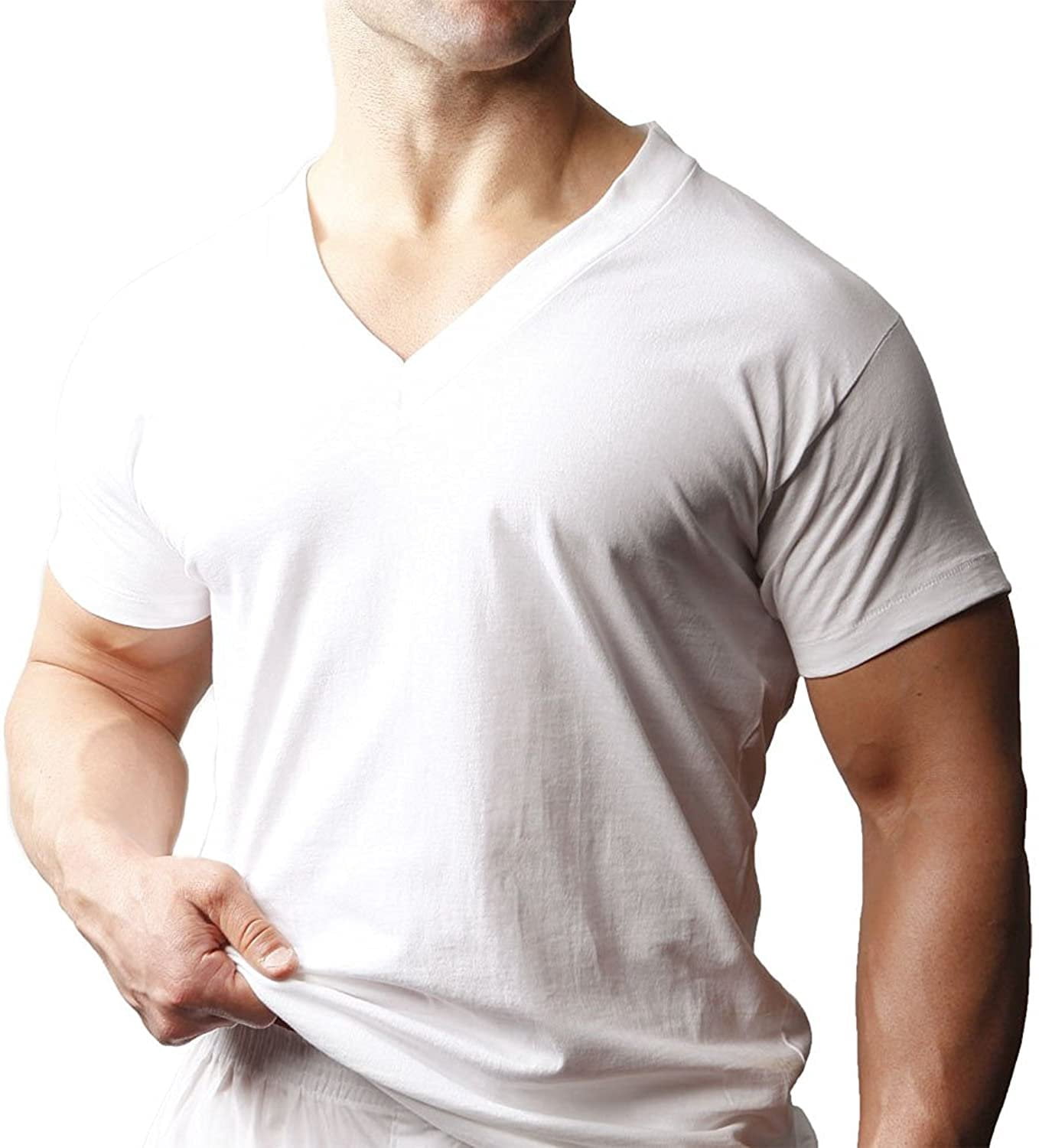 tall v neck t shirts