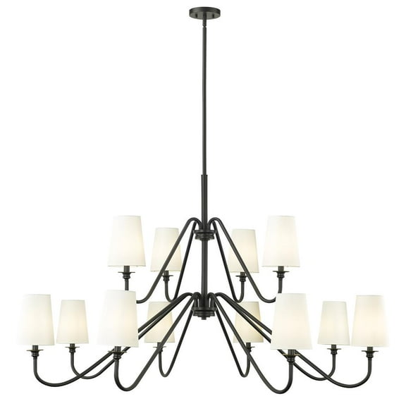 Players Pool Table/Island Light with Blue Glass Shades - 42W in. Brushed Nickel