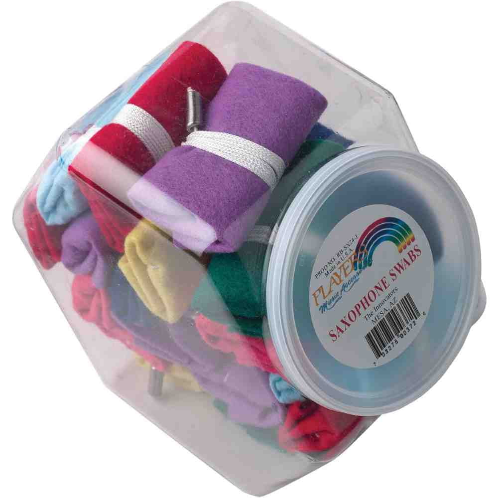 Players Rainbow Sax Swabs - 24 Pack