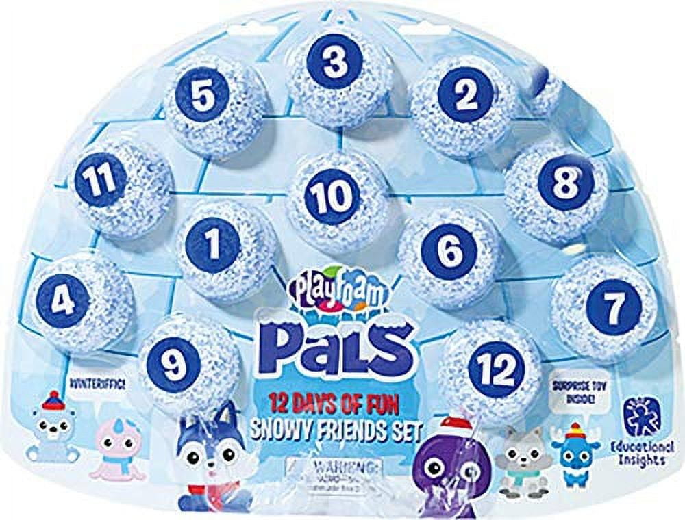 Playfoam Pals 12 Days of Fun Snowy Friends Set Advent Calendar for Kids