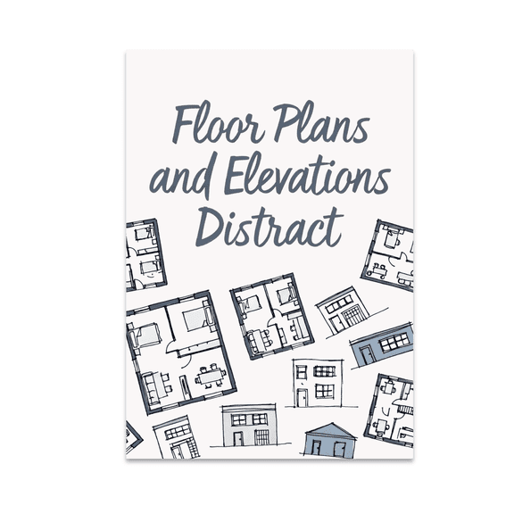 Playful Architecture Wall Decor - Architect Enthusiast - 13x19 Poster Print