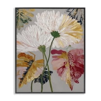 Playful Assumptions Flowers Black Framed Giclee Art, design by Annabelle Hall
