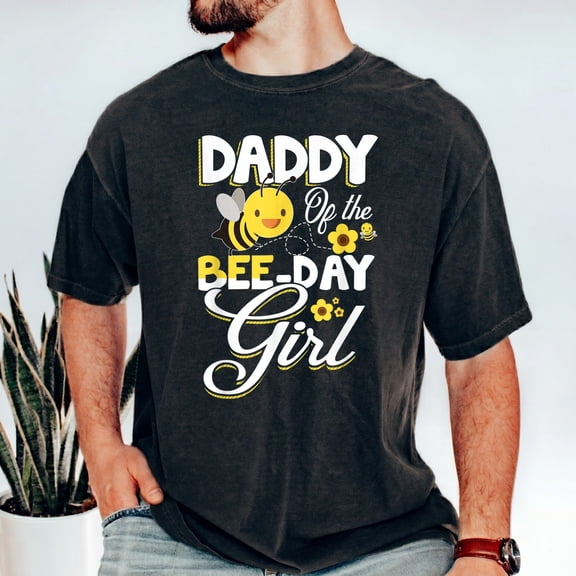 Playful Bee-Themed T-Shirt for Dads | Comfort Colors | Perfect for Birthday Celebrations