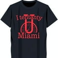 Playful Black TShirt with Red Letter U & Wheel Graphic 'I Tentanty