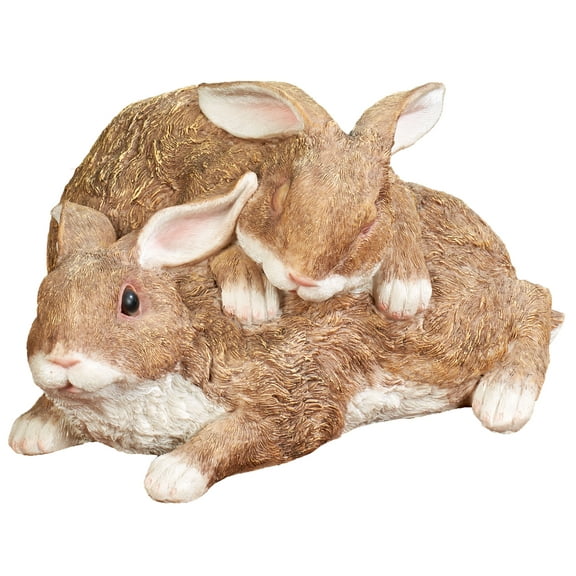 Playful Buddies Bunny Sculpture Tawny Tawny