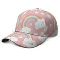 thumbnail image 1 of Playful Cartoon Baseball Cap – Kids Sketch Graffiti Design with Rocket and Galaxy Pattern, Adjustable Snapback Hat, Cute Fun Style, 1 of 8