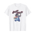 thumbnail image 1 of Playful Cartoon Character Eating Ice Cream T-Shirt for Good Vibes and Fun Style, 1 of 5