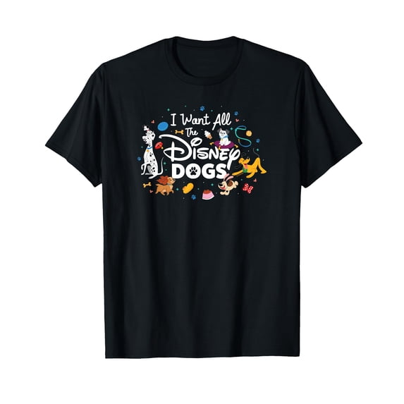 Playful Cartoon Dog Design T-Shirt for Dog Lovers and Pet Enthusiasts
