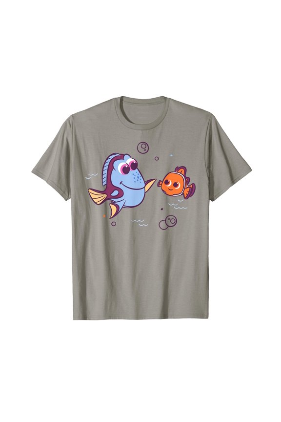 Playful Cartoon Fish High Five T-Shirt for Fun Underwater Adventures