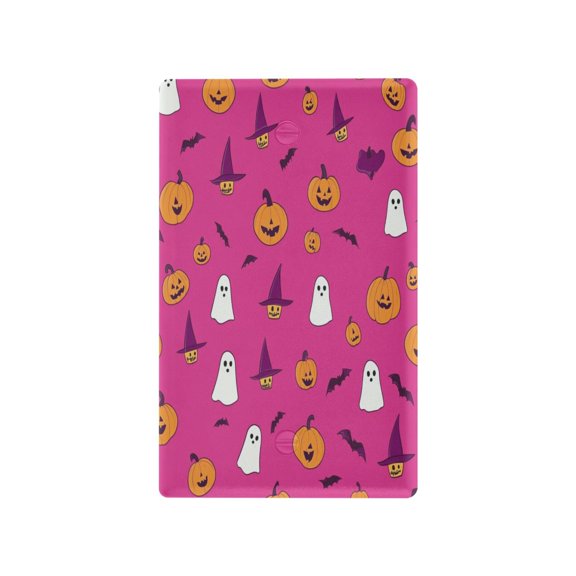 Playful Cartoon Halloween Icons Light Switch Cover Switch Plate Outlet Cover Plug Cover for Electrical Outlet