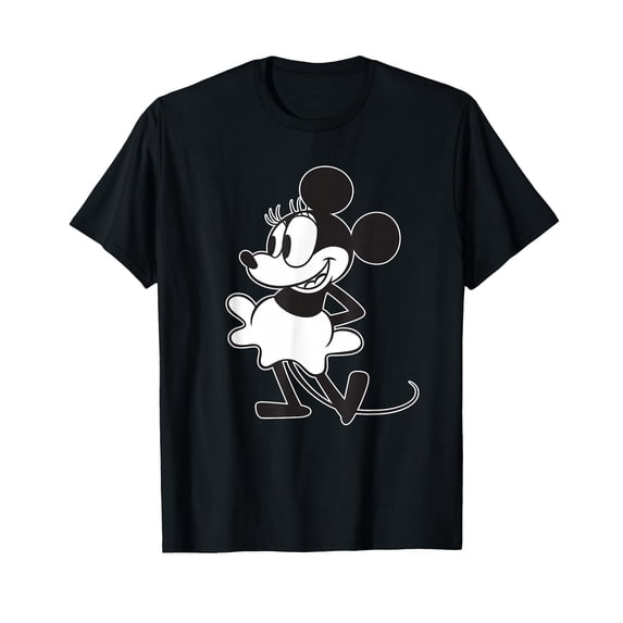 Playful Cartoon Mouse Vintage T-Shirt for Fun and Casual Wear