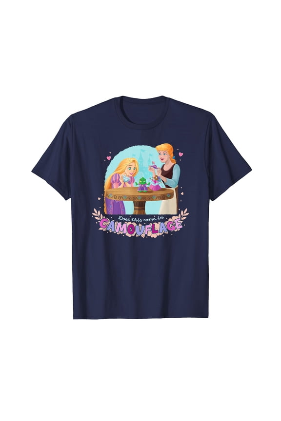 Playful Cartoon Princesses Dress-Up T-Shirt for Fun and Imaginative Play