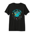 thumbnail image 1 of Playful Cartoon Tea Cup T-Shirt for Tea Lovers - Perfect for Tea Party Fun, 1 of 5