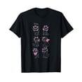 thumbnail image 1 of Playful Cat Design Black T-Shirt for Cat Lovers - Fun and Stylish Apparel, 1 of 5