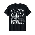 thumbnail image 1 of Playful Cat Illustration T-Shirt for Book Lovers - Perfect Gift for Reading Enthusiasts, 1 of 5