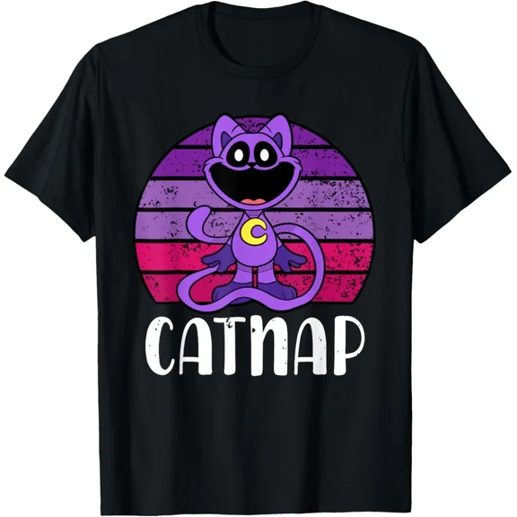 Playful Cat Nap Lover Tee Funny Feline Humor Gift for Men Women Kids T-Shirt up to size 5XL