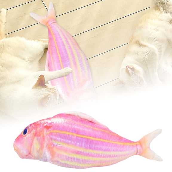 Playful Cat Toy Realistic Motions to Encourage Play and Exercise for Indoor Kitties Stimulating Pet Supplies, 30 cm, Pink